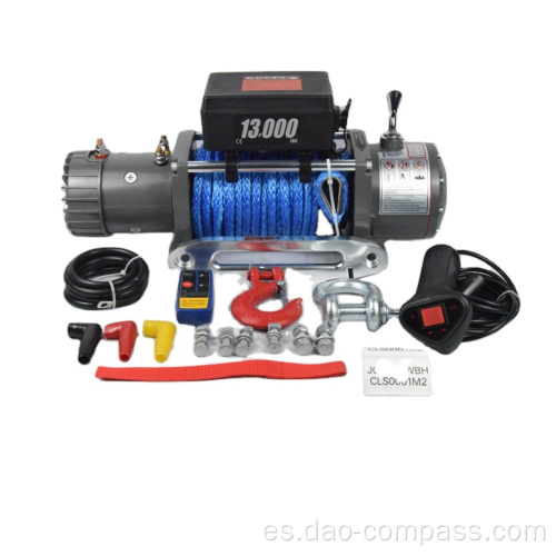 Venta superior 13000lbs 4x4 cabrestante eléctrico con interruptor remoto